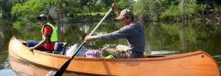 Hand-made Canoe Jungle Boys Camp