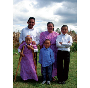 Axel and Gladis Lancerio with their family the day they were baptized. It was also Yari's 7th Birthday.