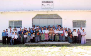 The Brethren Gathered Outside the San Bartolomé Church