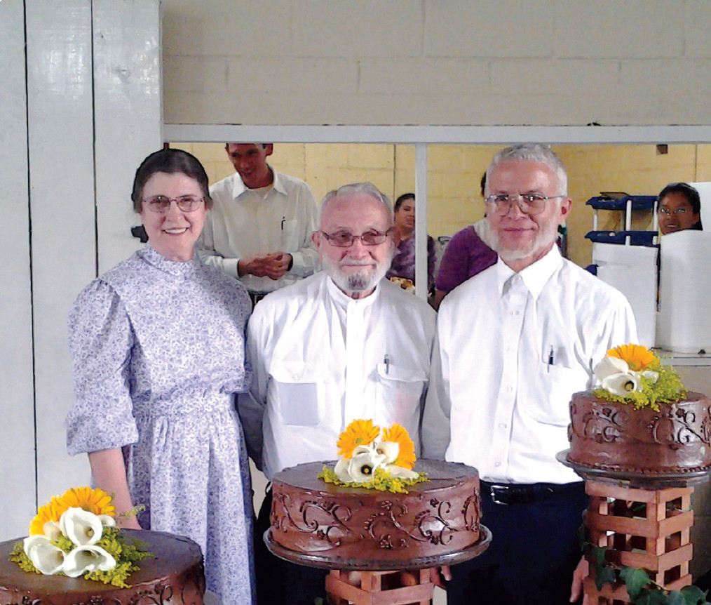 Harold Kauffman celebrating his 90th birthday