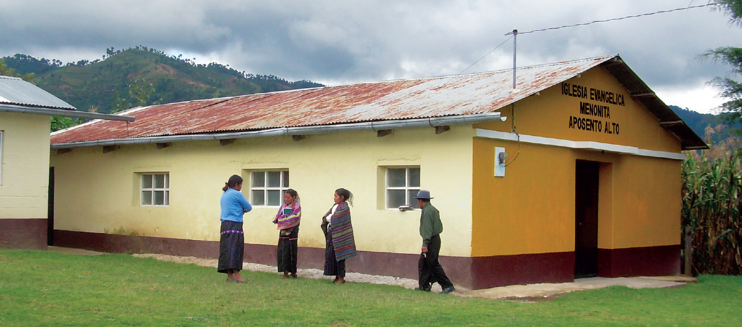 Outside the chapel at Aposento Alto