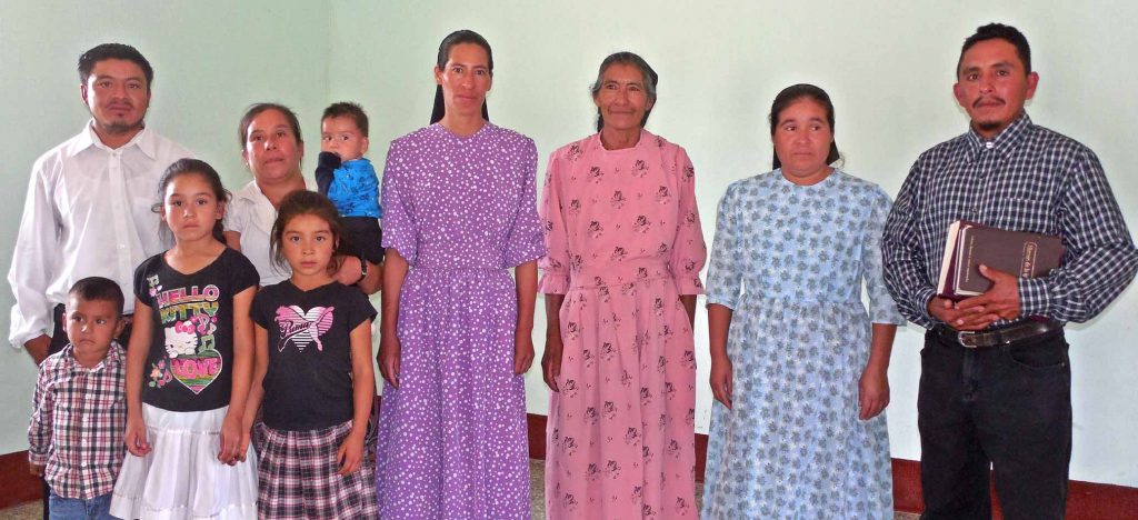 (L to R)- Lorenzo and his family, Esmirna, Gorgonia, Flor and Axel