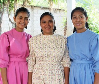 Sofia, Damaris, and Aracely from Los Achiotes