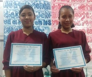 Wendy and Jakelin, both 16, were baptized in October