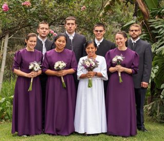 The wedding was held at the Farm in Sumpango