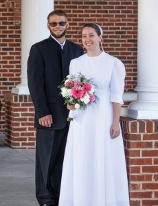 Nathan Graybill and Delores Schmidt were married on July 25 in Beavertown, Pennsylvania