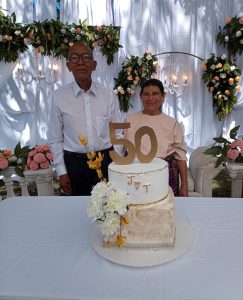 José and Tiburcia celebrated fifty years of marriage this August