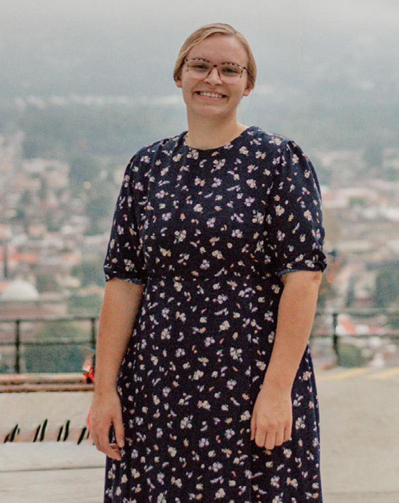 Leah Hoover is serving in Santa Rosita.