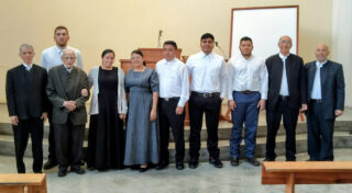 Ministry team and five people taken in as members