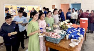 Food and fellowship is an important part of Bible study week